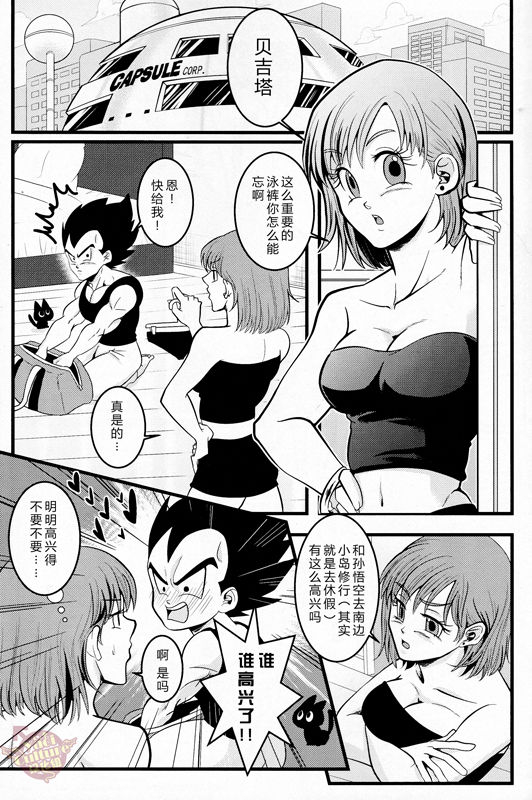 (C86) [Choco-la (Shisui)] Love Vacation 恋爱假日 (Dragon Ball) [Chinese] [Yaoi Culture汉化组]_01