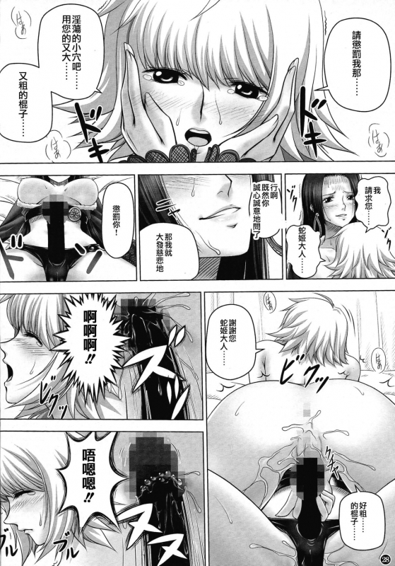 (C84) [Mikenekodou (Muten)] Hebi Hime-sama to Warui Mushi (One Piece) [Chinese] [沒有漢化]_26