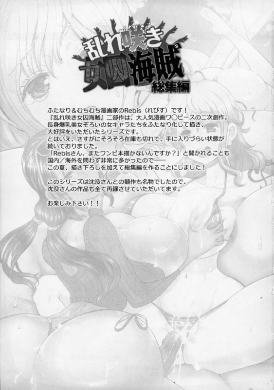 (C92) [Arsenothelus (Chinbotsu, Rebis)] Midare Saki Joshuu Kaizoku Soushuuhen Bloom, Pirate Hooker! Bloom! Annual (One Piece) [English]_002