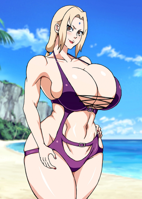[Naruho-dou (Naruhodo)] Zoku Tsunade no Insuiyoku After Tsunade's Obscene Beach (Naruto) [English] [Digital]_24