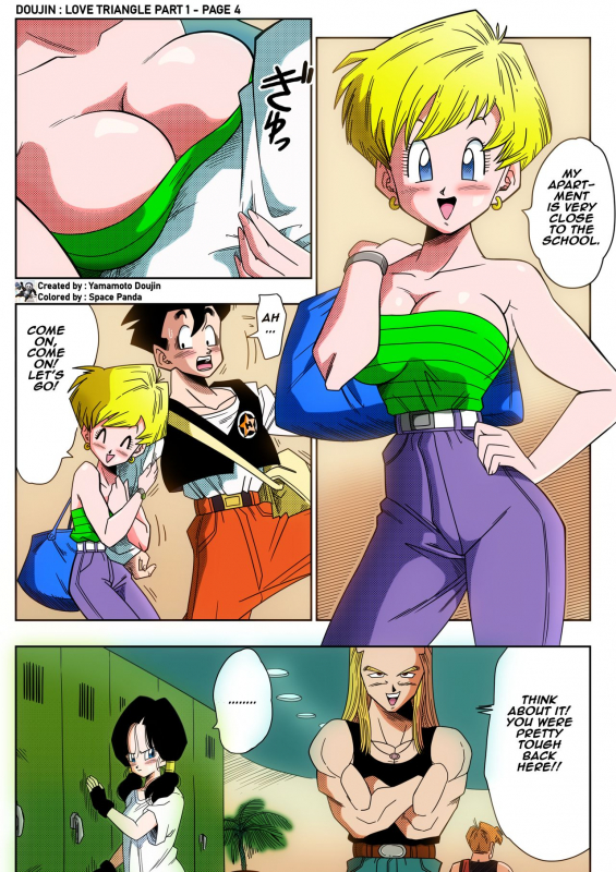 [Yamamoto] LOVE TRIANGLE Z - Gohan, Erasa to Deau (Dragon Ball Z) [English] [Colorized] [Decensored]_03