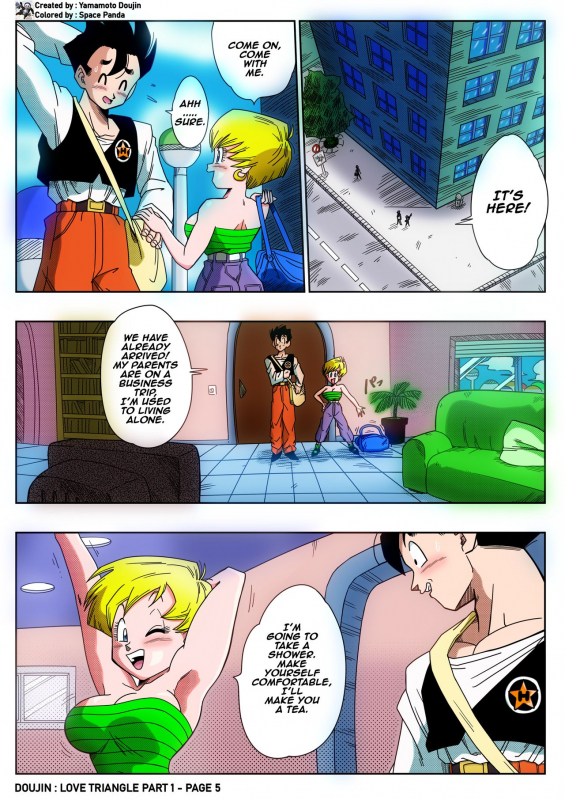 [Yamamoto] LOVE TRIANGLE Z - Gohan, Erasa to Deau (Dragon Ball Z) [English] [Colorized] [Decensored]_04