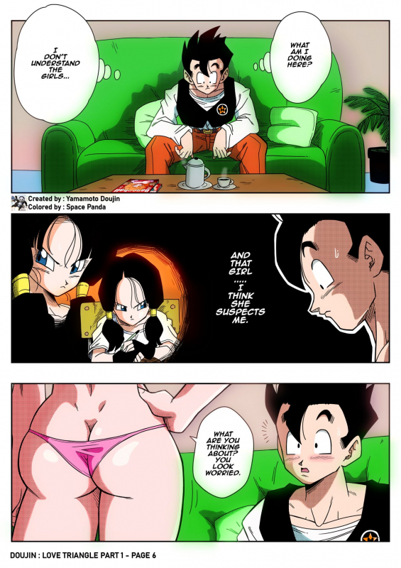 [Yamamoto] LOVE TRIANGLE Z - Gohan, Erasa to Deau (Dragon Ball Z) [English] [Colorized] [Decensored]_05