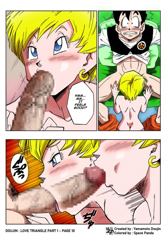 [Yamamoto] LOVE TRIANGLE Z - Gohan, Erasa to Deau (Dragon Ball Z) [English] [Colorized] [Decensored]_09