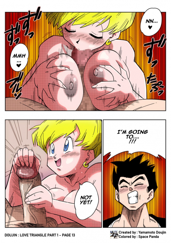[Yamamoto] LOVE TRIANGLE Z - Gohan, Erasa to Deau (Dragon Ball Z) [English] [Colorized] [Decensored]_12