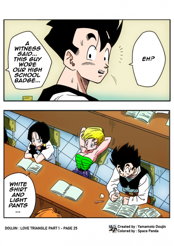 [Yamamoto] LOVE TRIANGLE Z - Gohan, Erasa to Deau (Dragon Ball Z) [English] [Colorized] [Decensored]_24