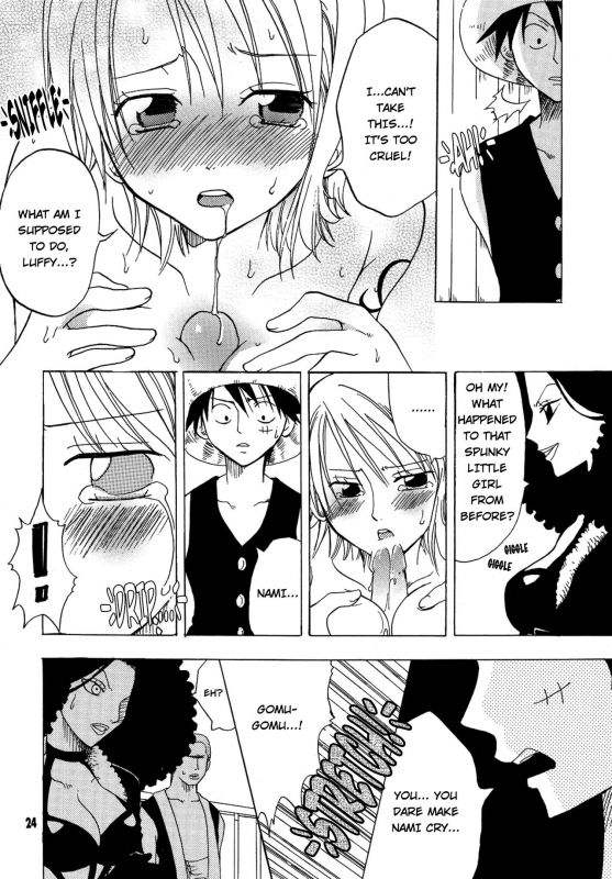 [Kurione-sha (YU-RI)] Shiawase PUNCH! 1, 2 and 3 (Lovely Kaizoku Collection) (One Piece) _019