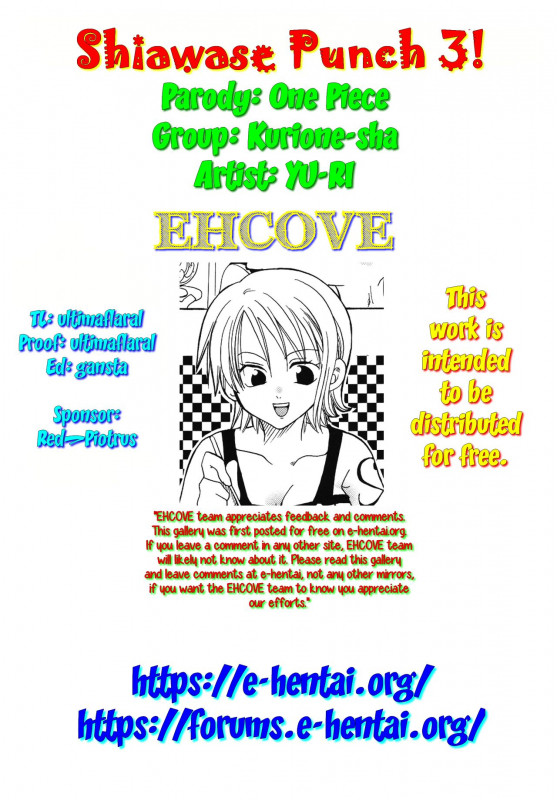 [Kurione-sha (YU-RI)] Shiawase PUNCH! 1, 2 and 3 (Lovely Kaizoku Collection) (One Piece) _104