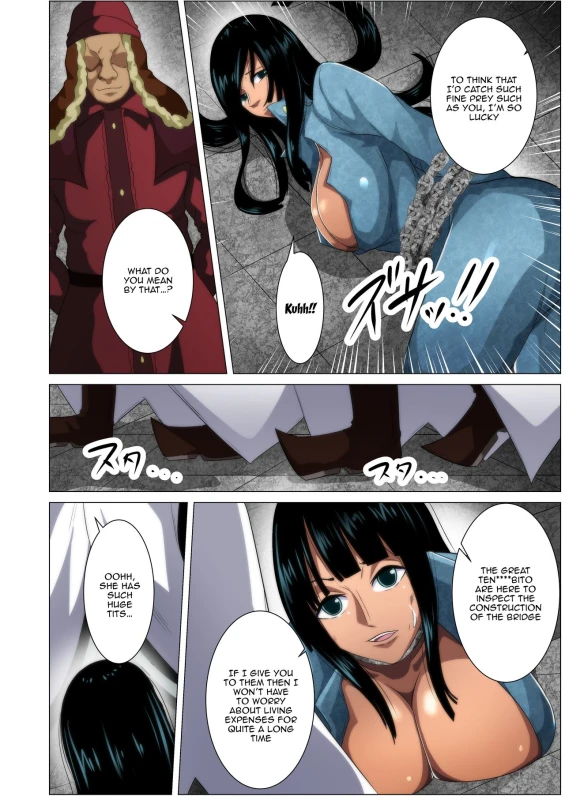 [Q Doujin] Torawareta Bakunyuu Kaizoku no Matsuro The Fate Of The Captured Big Breasted Pirate (One Piece) [English] {Doujins.com}_03