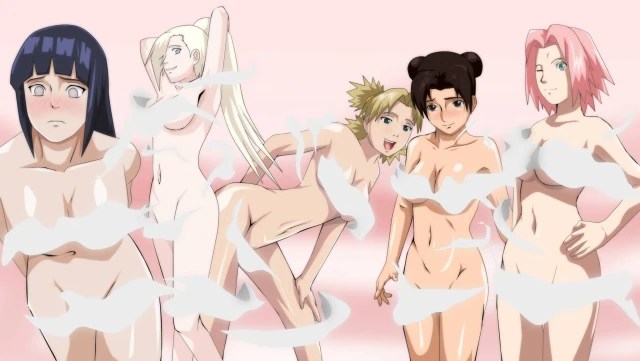 hyuuga hinata+ino yamanaka+sakura haruno+temari+tenten