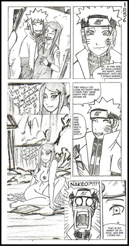 uzumaki kushina+uzumaki naruto