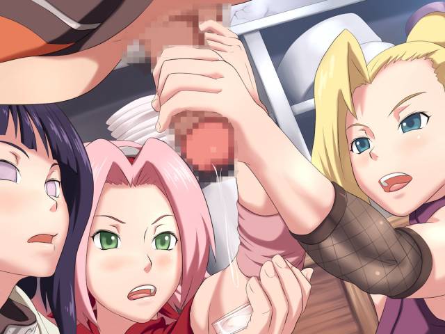 hyuuga hinata+ino yamanaka+sakura haruno+uzumaki naruto