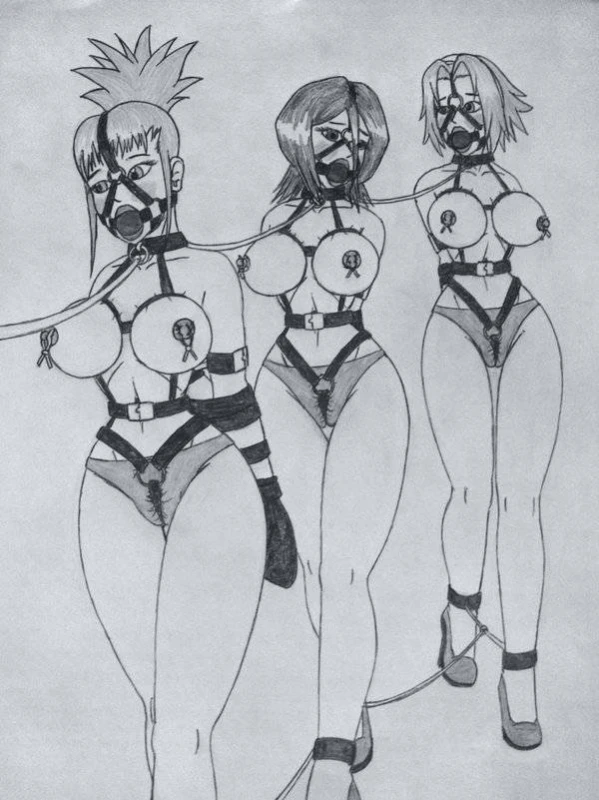 kuchiki rukia+rika nonaka+sakura haruno