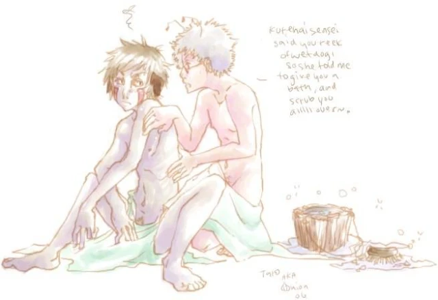 aburame shino+inuzuka kiba