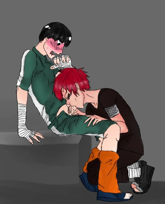 gaara+rock lee