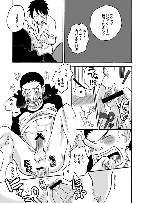 monkey d luffy+usopp