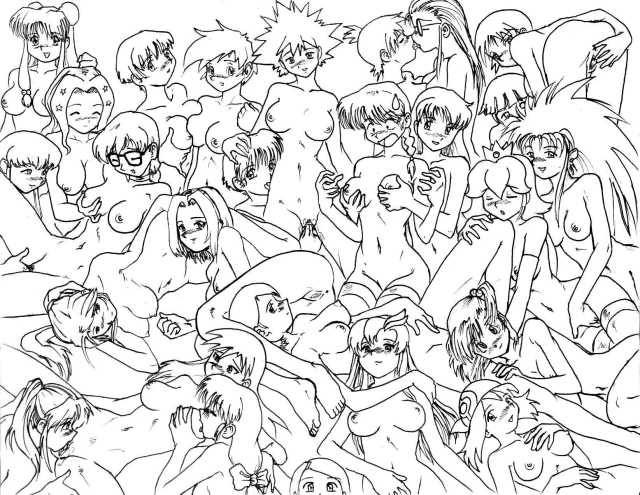 bulma briefs+hyuuga hinata+inoue miyako+jun motomiya+kasumi (pokemon)+lacus clyne+may (pokemon)+princess peach+ranma-chan+ranma saotome+sakaki+sakura haruno+sora takenouchi+taeko minazuki+videl