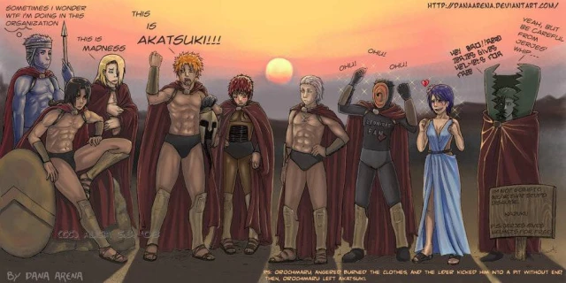 deidara+hidan+hoshigaki kisame+konan+pain (naruto)+sasori+tobi+uchiha itachi+zetsu