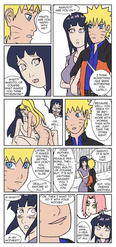 hinata's mother+hyuuga hinata+naruko+uzumaki naruto
